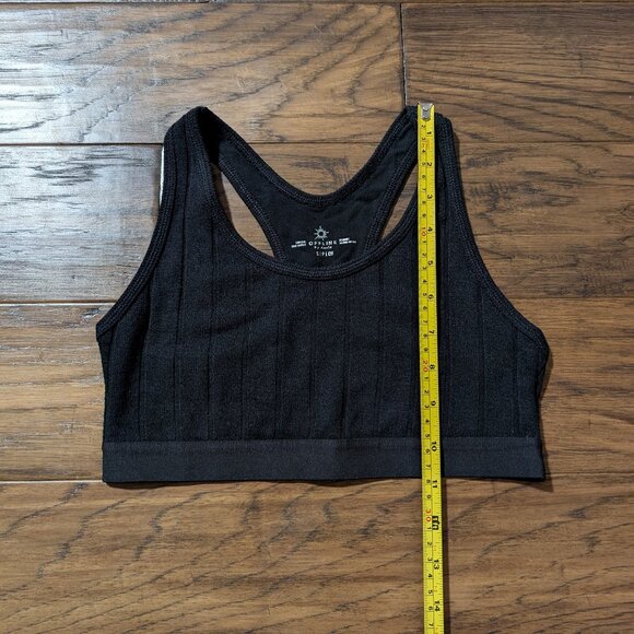 aerie Recharge lounge bra bralette ribbed black size small - Picture 7 of 11